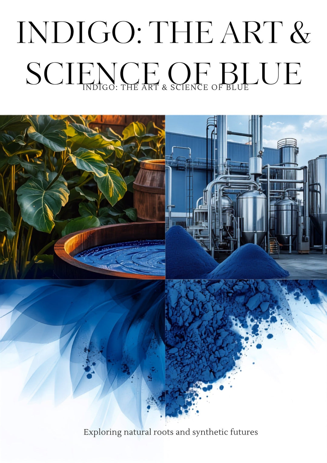 Natural vs synthetic indigo denim dyeing comparison cover