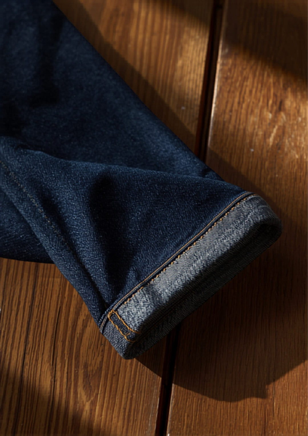 How to care for selvedge denim — folded raw indigo selvedge jeans, complete maintenance guide