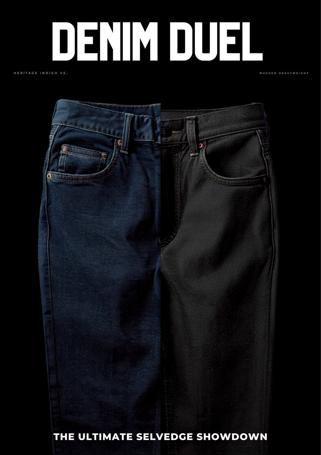 Big John vs Iron Heart Japanese selvedge denim versus cover