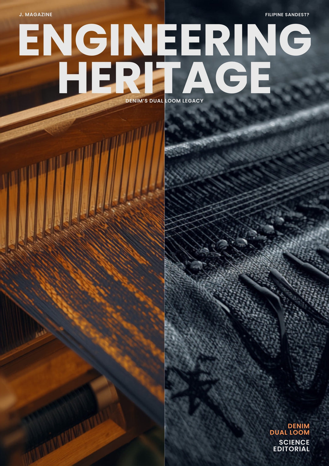 Shuttle loom vs projectile loom denim weaving cover